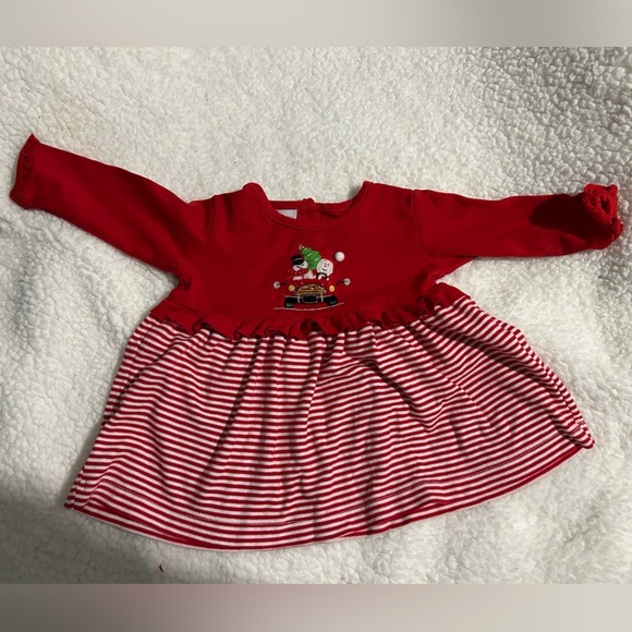Squiggles By Charlie Other - Red Striped Kids Dress